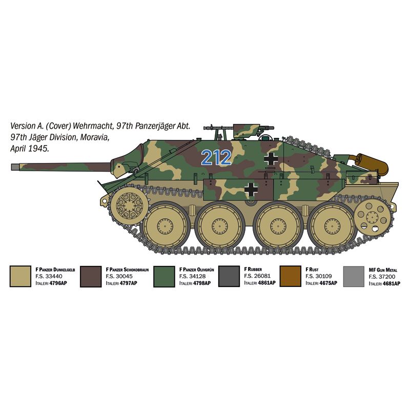 ITALERI 1/35 Jagdpanzer 38(t) Hetzer