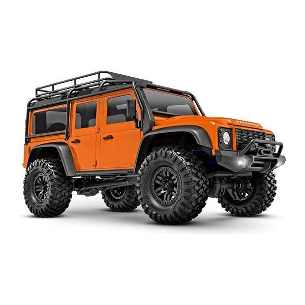 TRAXXAS 1/18 TRX-4M Land Rover Defender Scale and Trail Crawler Orange