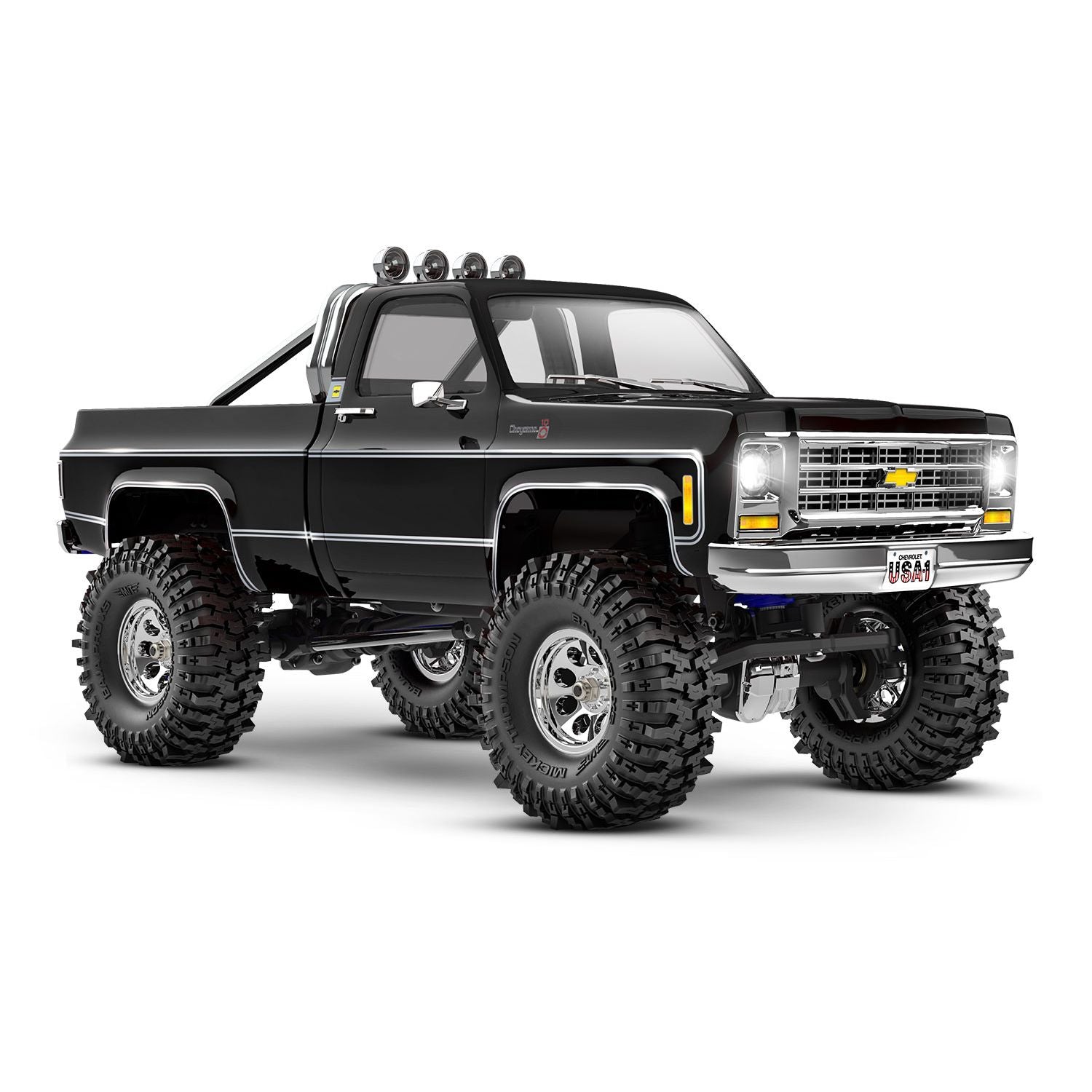 TRAXXAS 1/18 TRX-4M Chevrolet K10 High Trail Edition 4x4 Trail Crawler Black