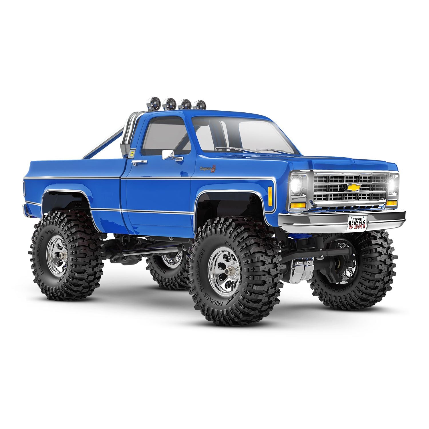 TRAXXAS 1/18 TRX-4M Chevrolet K10 High Trail Edition 4x4 Trail Crawler Blue