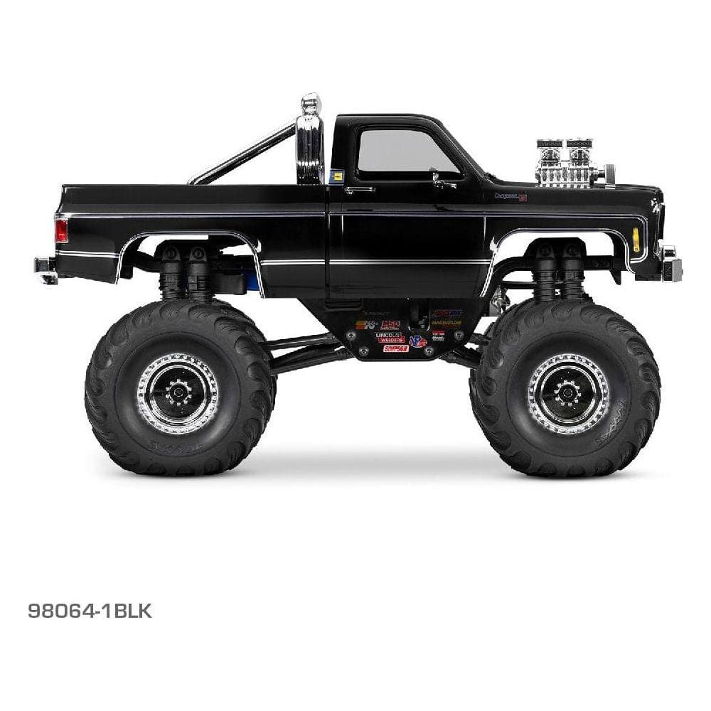 TRAXXAS 1/18  TRX-4M Chevrolet K10 Monster Truck - Black Brushed