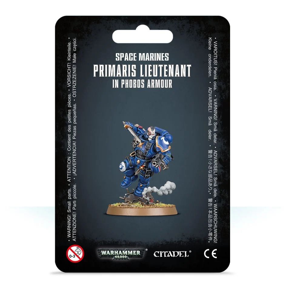 GAMES WORKSHOP 48-64 Primaris Lieutenant in Reiver Armour