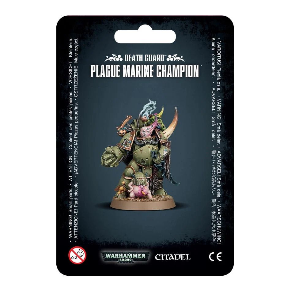 GAMES WORKSHOP 43-48 Death Guard Plague Marine Champion