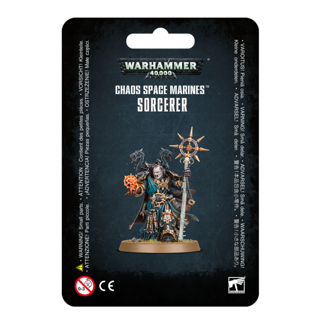 GAMES WORKSHOP 43-69 Chaos Space Marines: Sorcerer