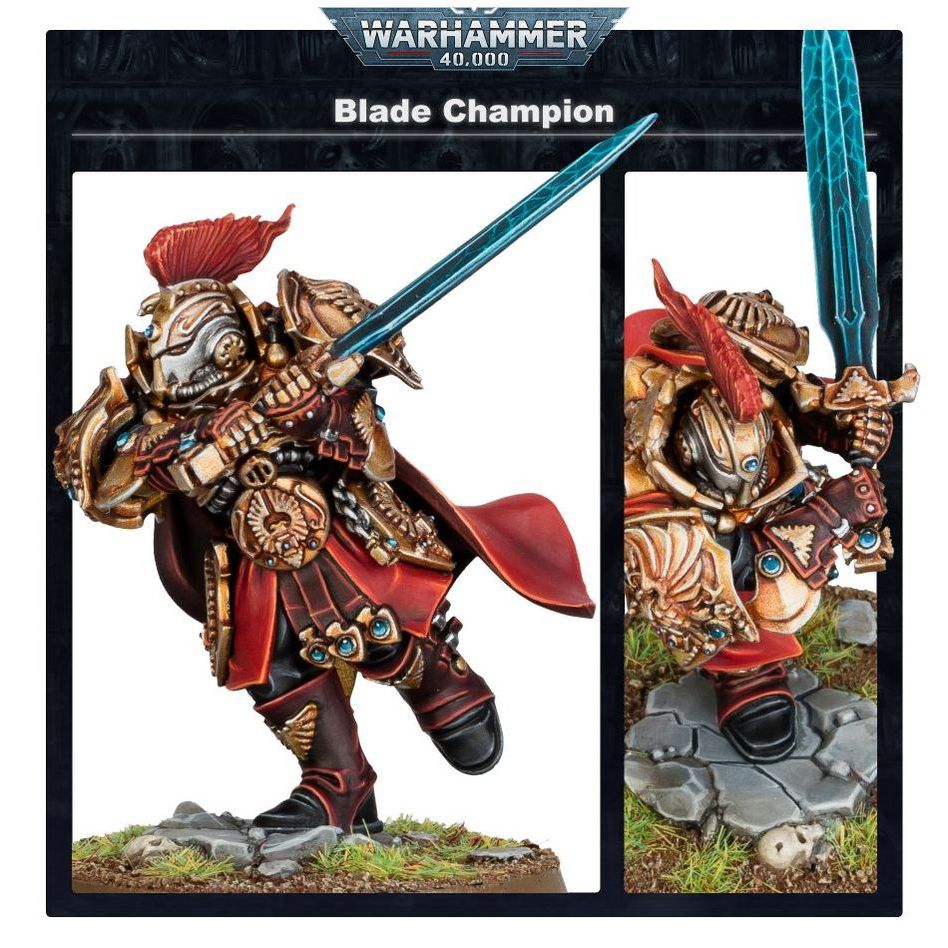 GAMES WORKSHOP 01-17 Adeptus Custodes: Blade Champion