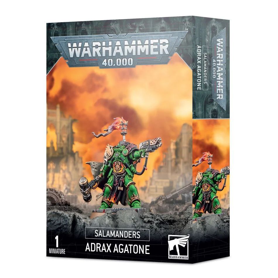 GAMES WORKSHOP 55-17 Salamanders Adrax Agatone