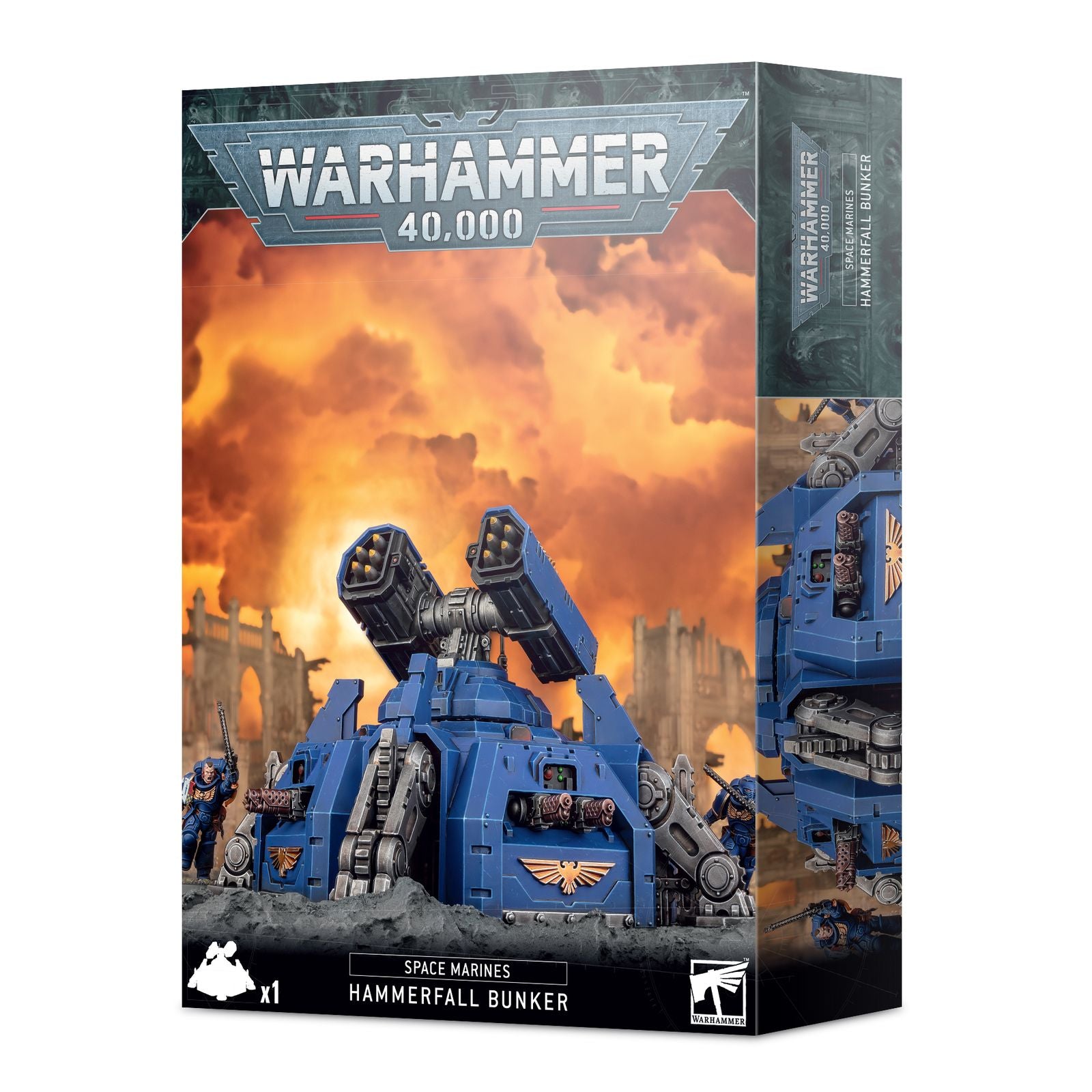 GAMES WORKSHOP 48-22 Space Marines Hammerfall Bunker