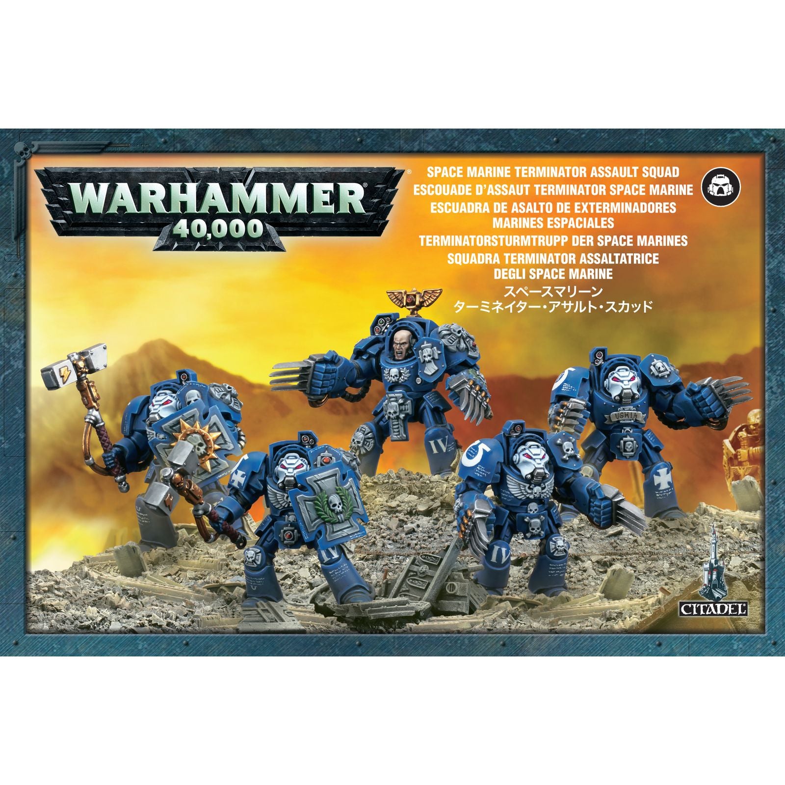 GAMES WORKSHOP 48-34 Space Marines Terminator Assault Squad