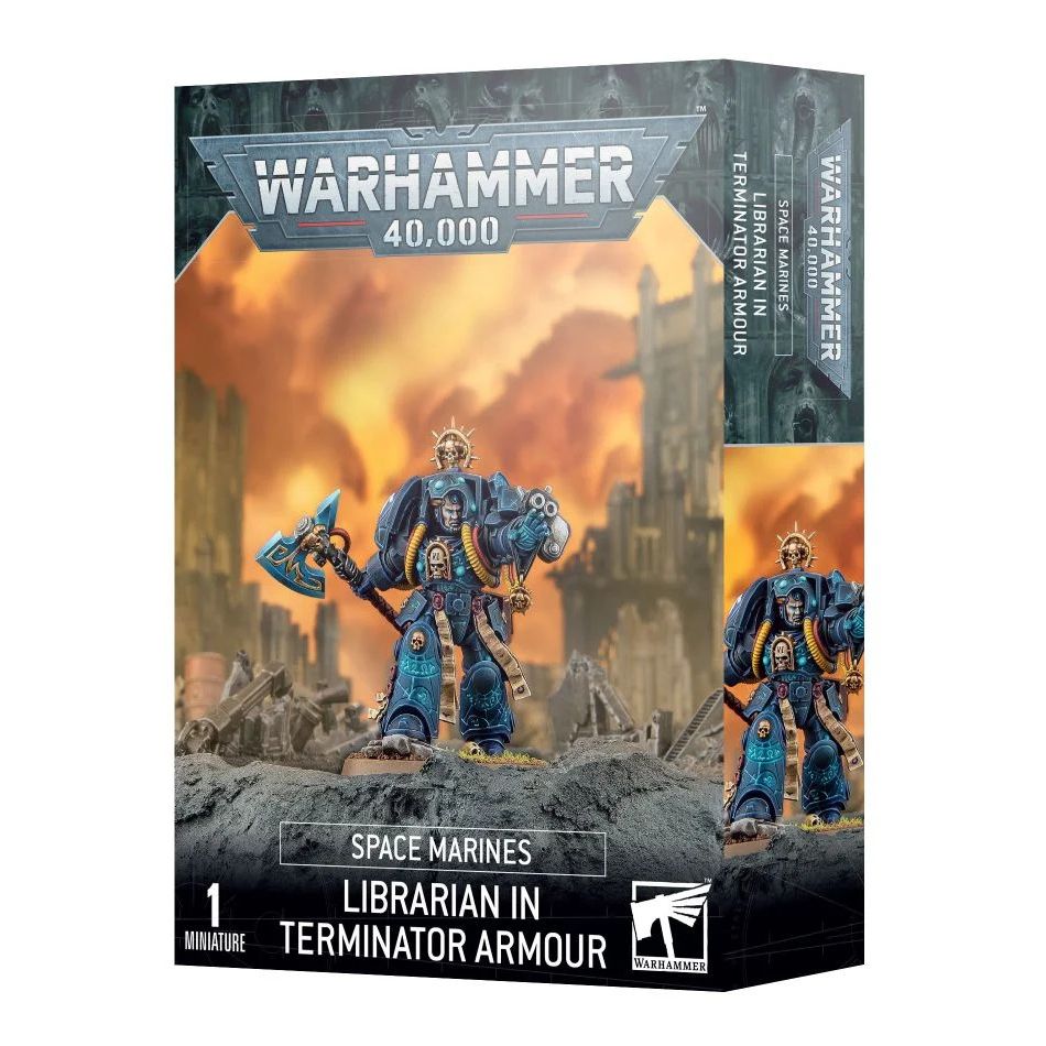 GAMES WORKSHOP 48-06 Space Marines Librarian In Terminator Armour