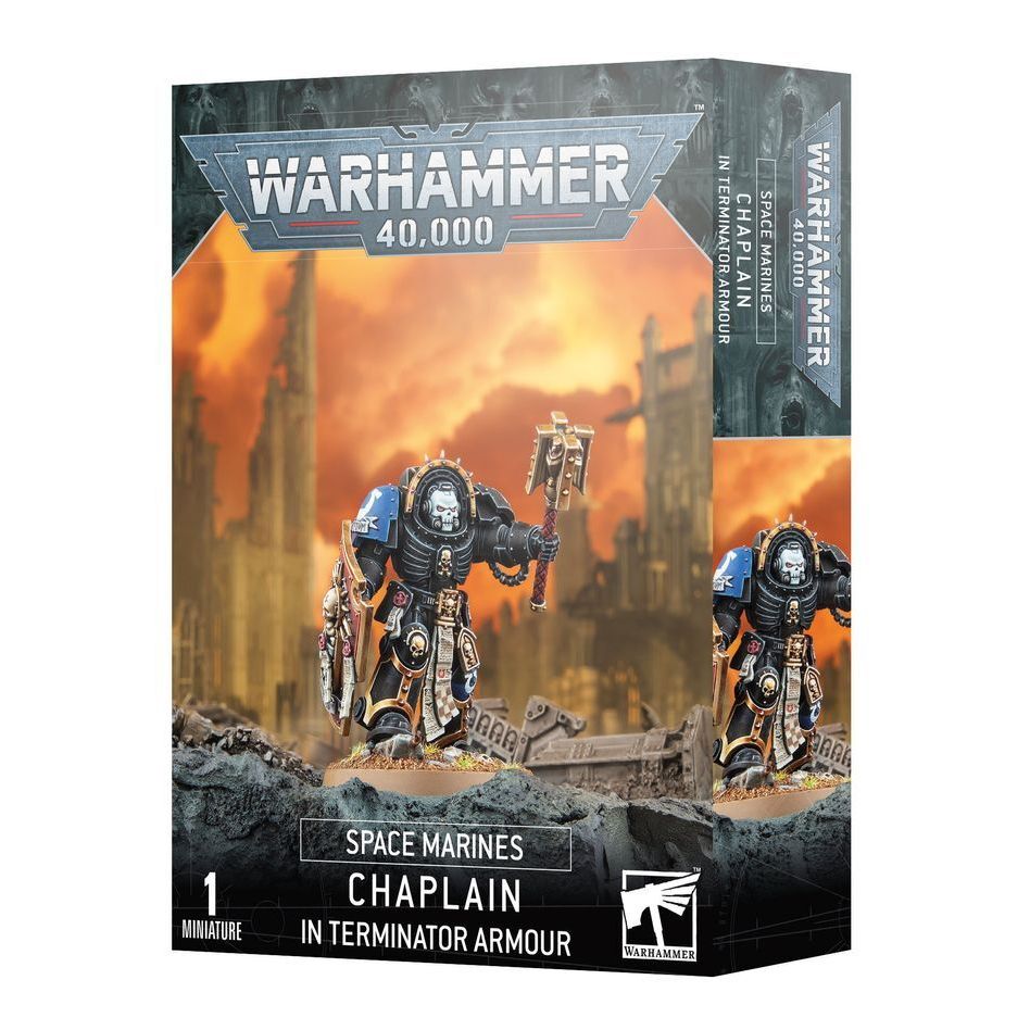 GAMES WORKSHOP 48-91 Space Marines: Chaplain In Terminator Armour