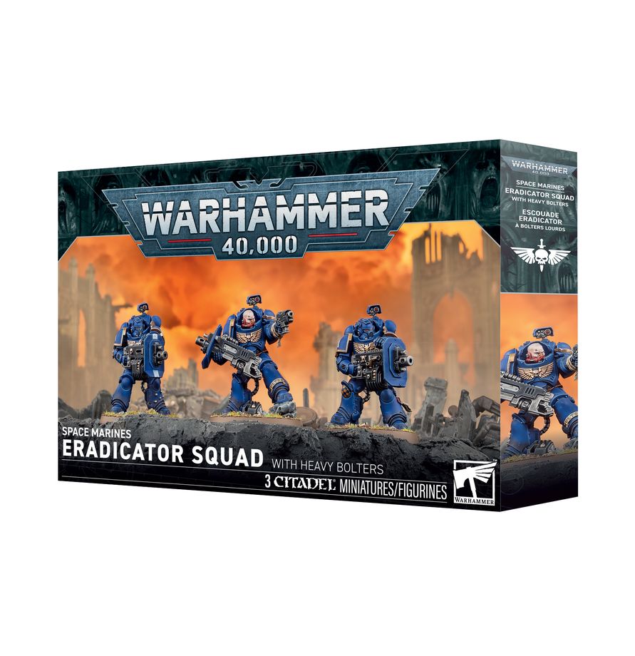 WARHAMMER 40K Space Marines: Eradicator Squad With Heavy Bolters