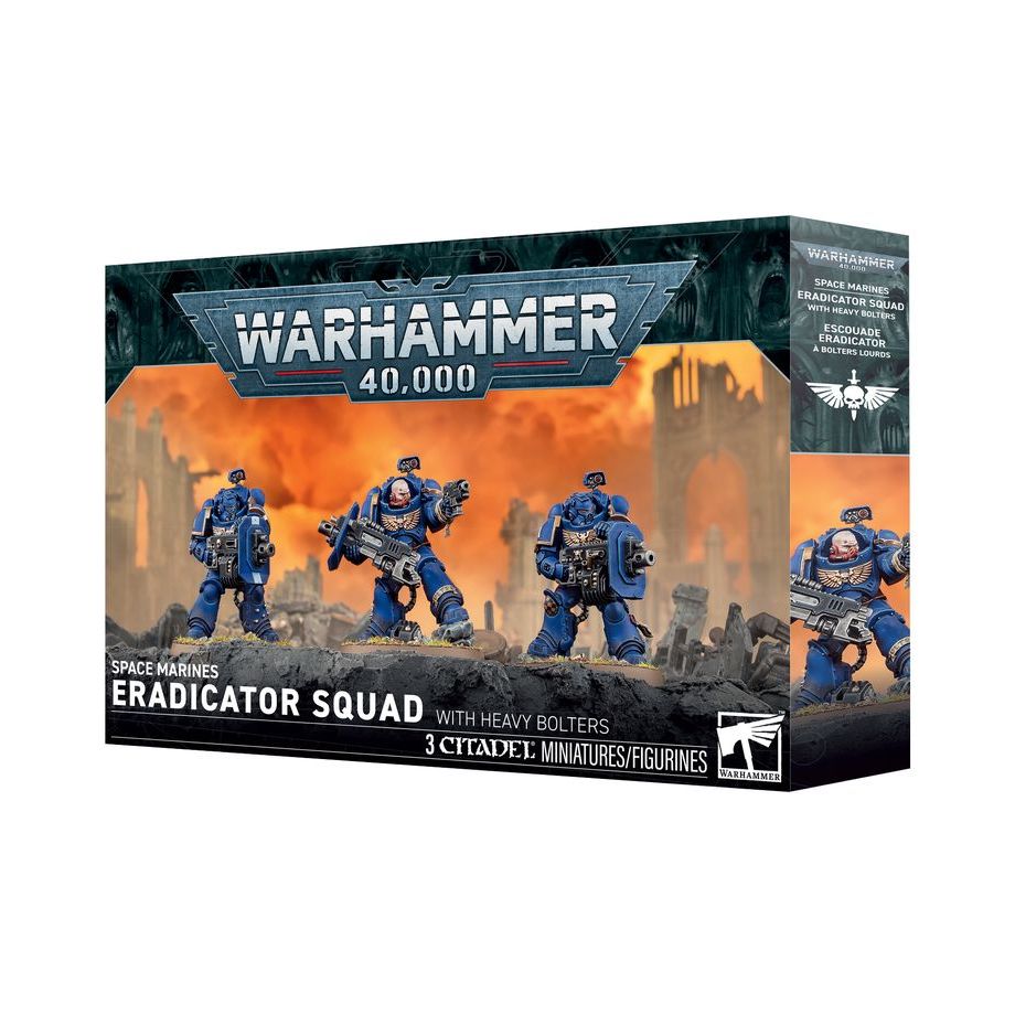 WARHAMMER 40K Space Marines: Eradicator Squad With Heavy Bolters