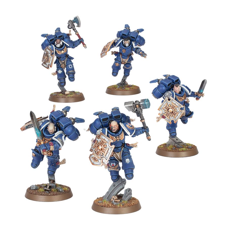 WARHAMMER 40K Space Marines: Vanguard Veteran Squad with Jump Packs