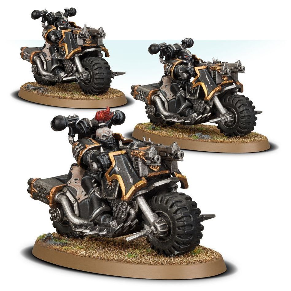 GAMES WORKSHOP 43-08 Chaos Space Marines: Chaos Bikers