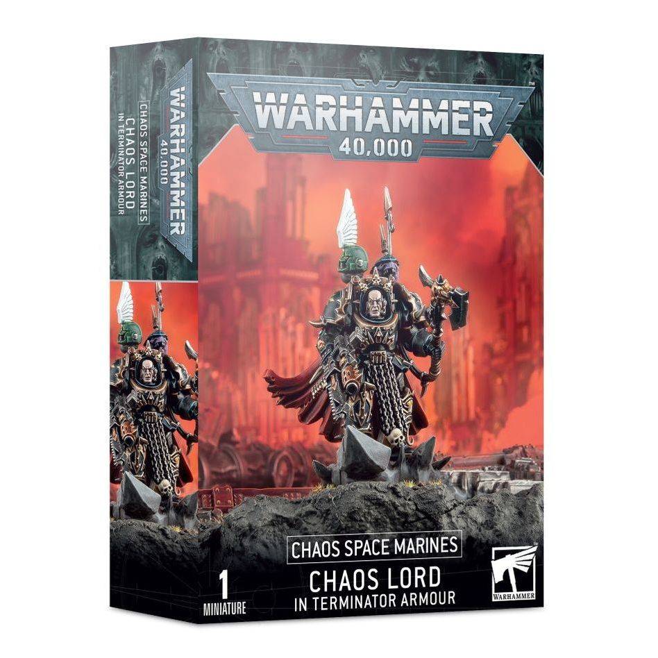 GAMES WORKSHOP 43-12 CSM: Chaos Lord In Terminator Armour