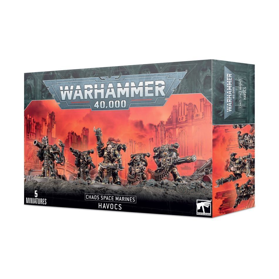 GAMES WORKSHOP 43-61 Chaos Space Marines: Havocs