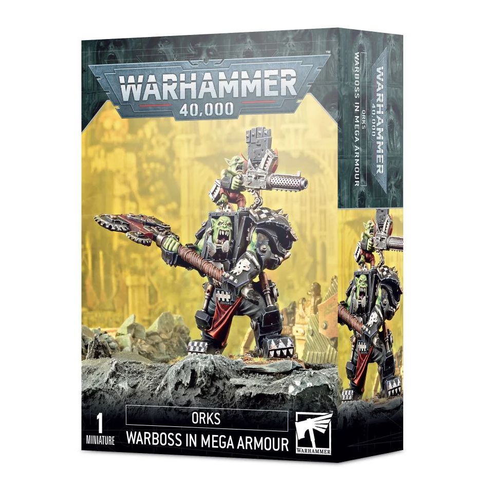 GAMES WORKSHOP 50-56 Orks: Warboss in Mega Armour