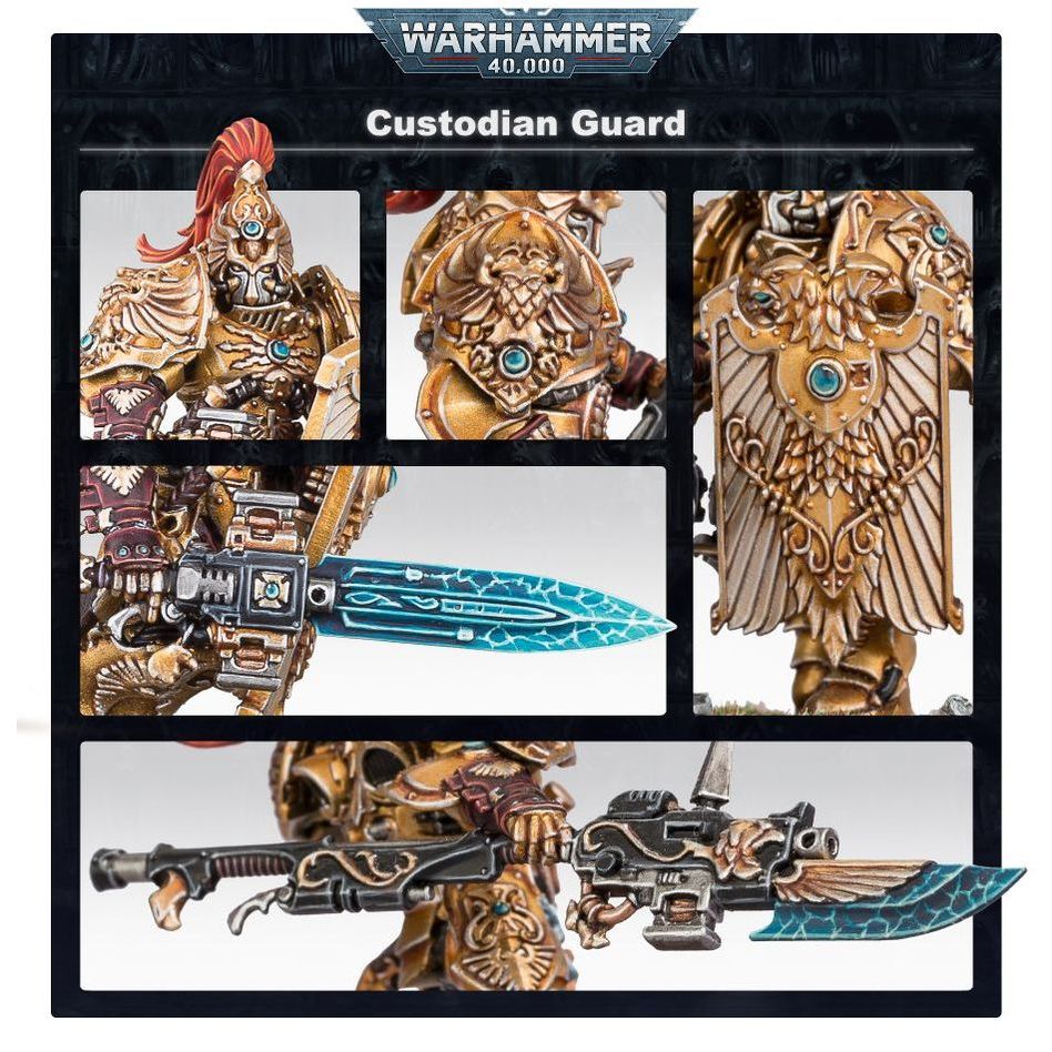 GAMES WORKSHOP 01-07 Adeptus Custodes: Custodian Guard