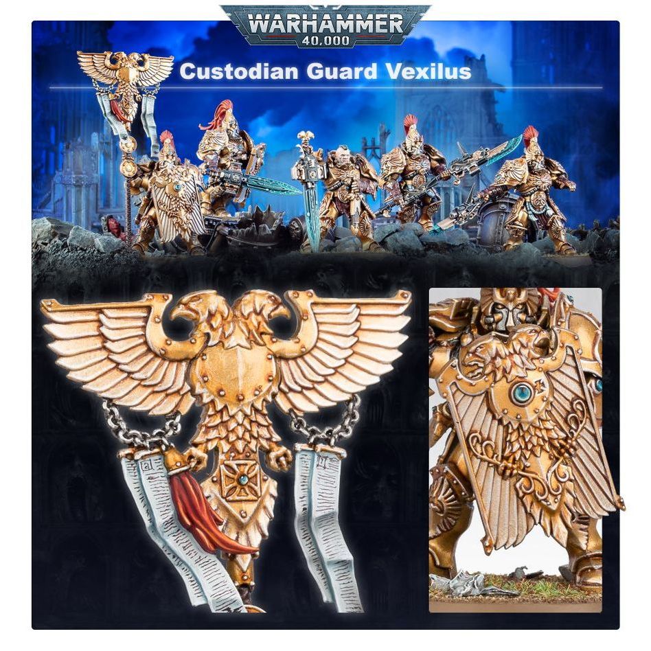 GAMES WORKSHOP 01-07 Adeptus Custodes: Custodian Guard