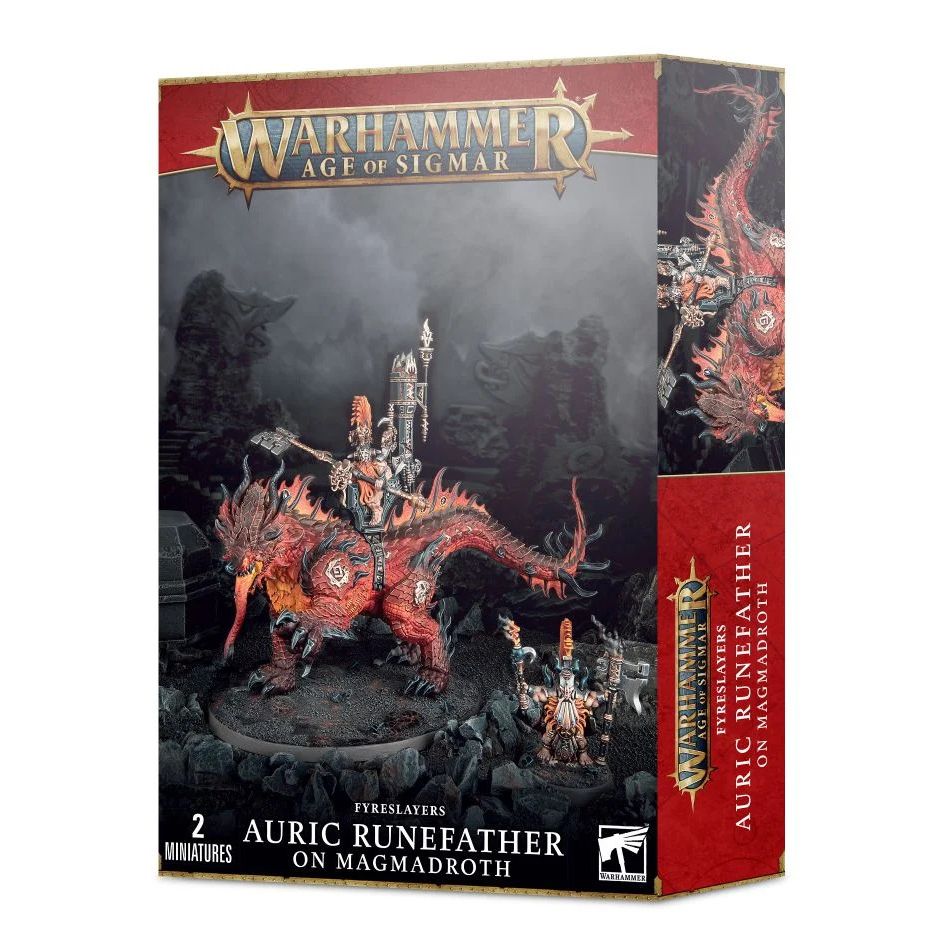 GAMES WORKSHOP 84-23 Fyreslayers: Auric Runefather/Magnadroth