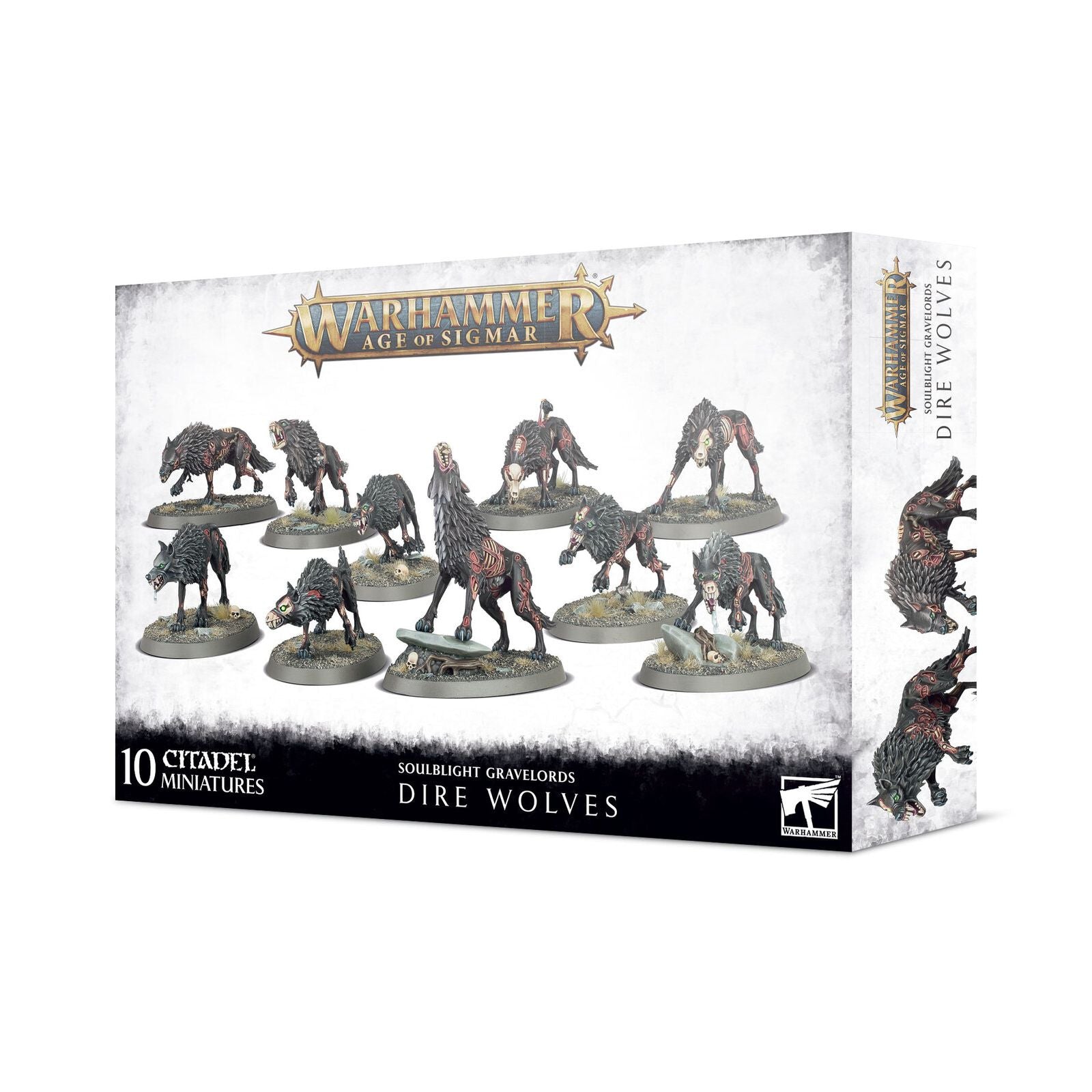 GAMES WORKSHOP 91-45 Soulblight Gravelords: Dire Wolves
