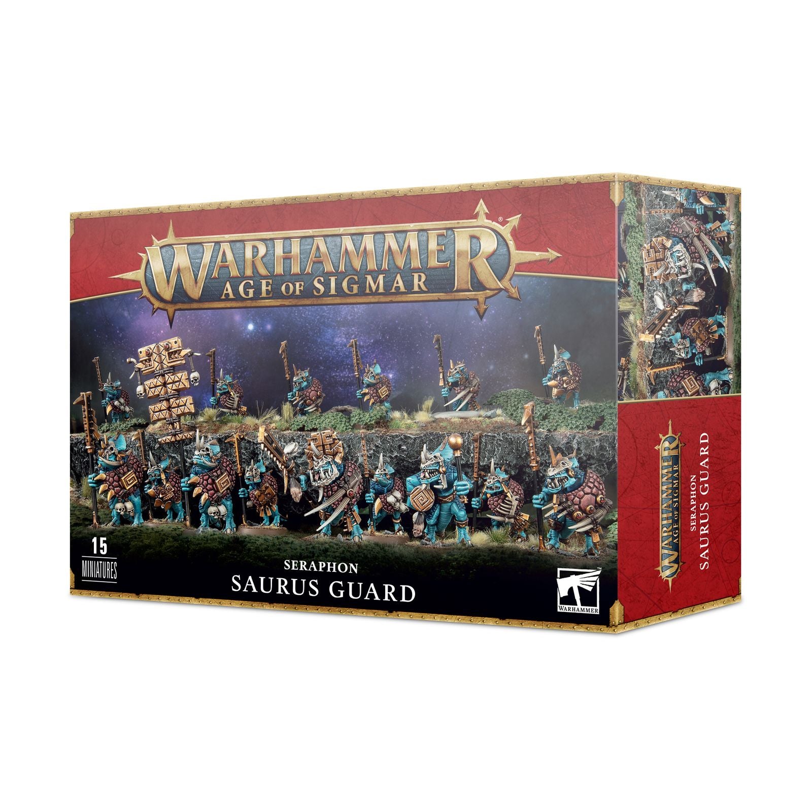 GAMES WORKSHOP 88-12 Seraphon: Saurus Guard