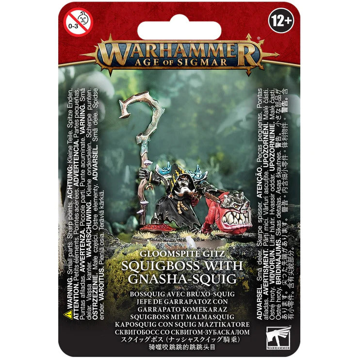 GAMES WORKSHOP 89-75 G/Gitz: Squigboss with Gnasha-Squig