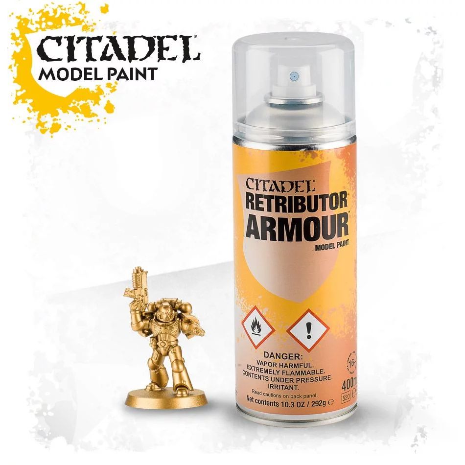 GAMES WORKSHOP 62-25 Citadel Spray Paint: Retributor Armour