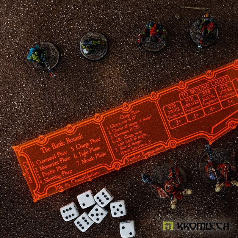 KROMLECH 9th Edition 12" Combat Gauge - Charge Phase - Orange