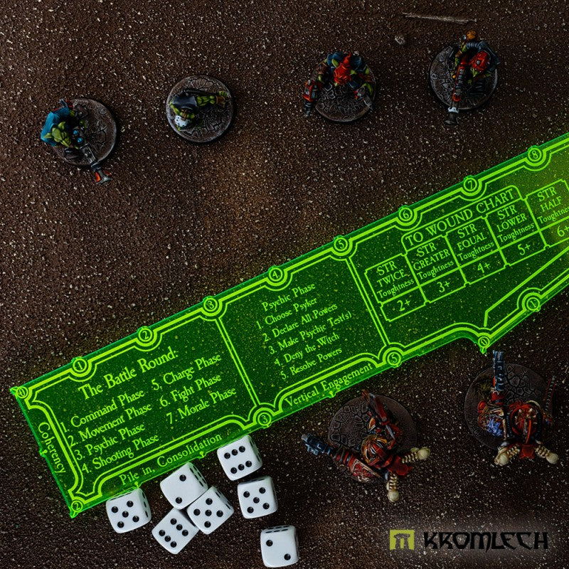 KROMLECH 9th Edition 12" Combat Gauge - Psychic Phase - Green