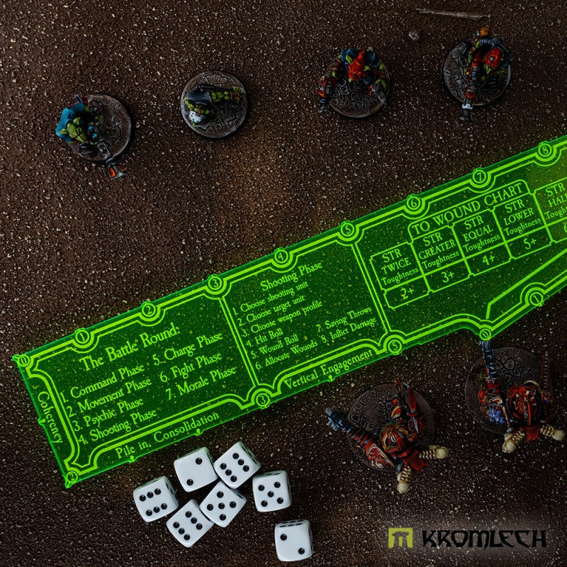 KROMLECH 9th Edition 12" Combat Gauge - Shooting Phase - Green