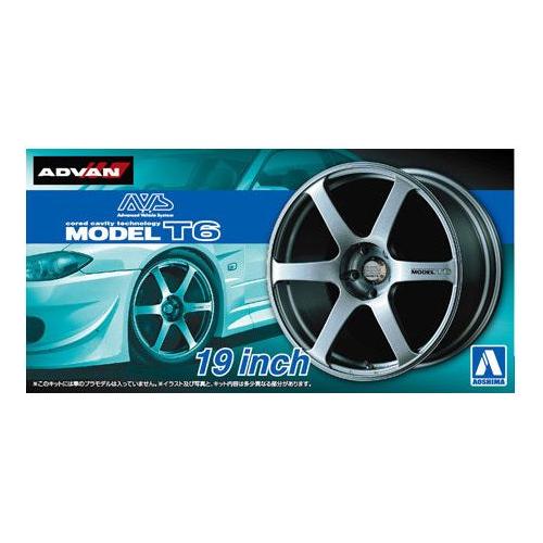 AOSHIMA 1/24 AVS Model T6 19inch Wheel Set