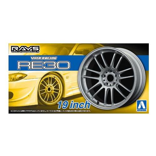 AOSHIMA 1/24 Volk Racing RE30 19inch Wheel Set