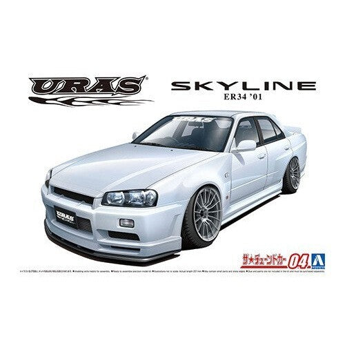 AOSHIMA 1/24 URAS ER34 Skyline TYPE-R '01 (Nissan)