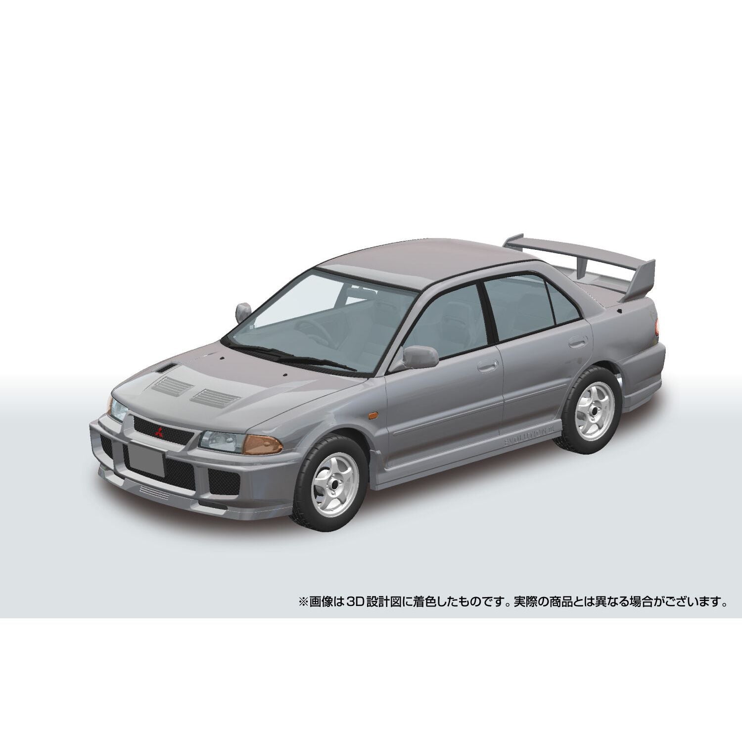 AOSHIMA SNAP CE9A LANCER GSR Evolution III 1995 (Queens Silver)