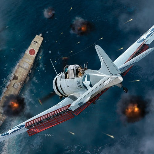 ACADEMY 1/48 USN SBD-3 "Battle of Midway"