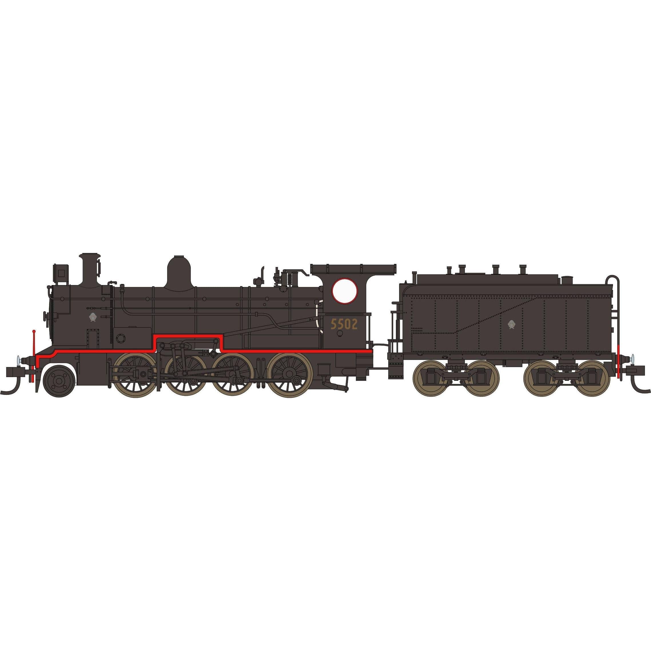 ARM D5502 D55 Class 2-8-0 Consolidation Type Standard Good Locomotive