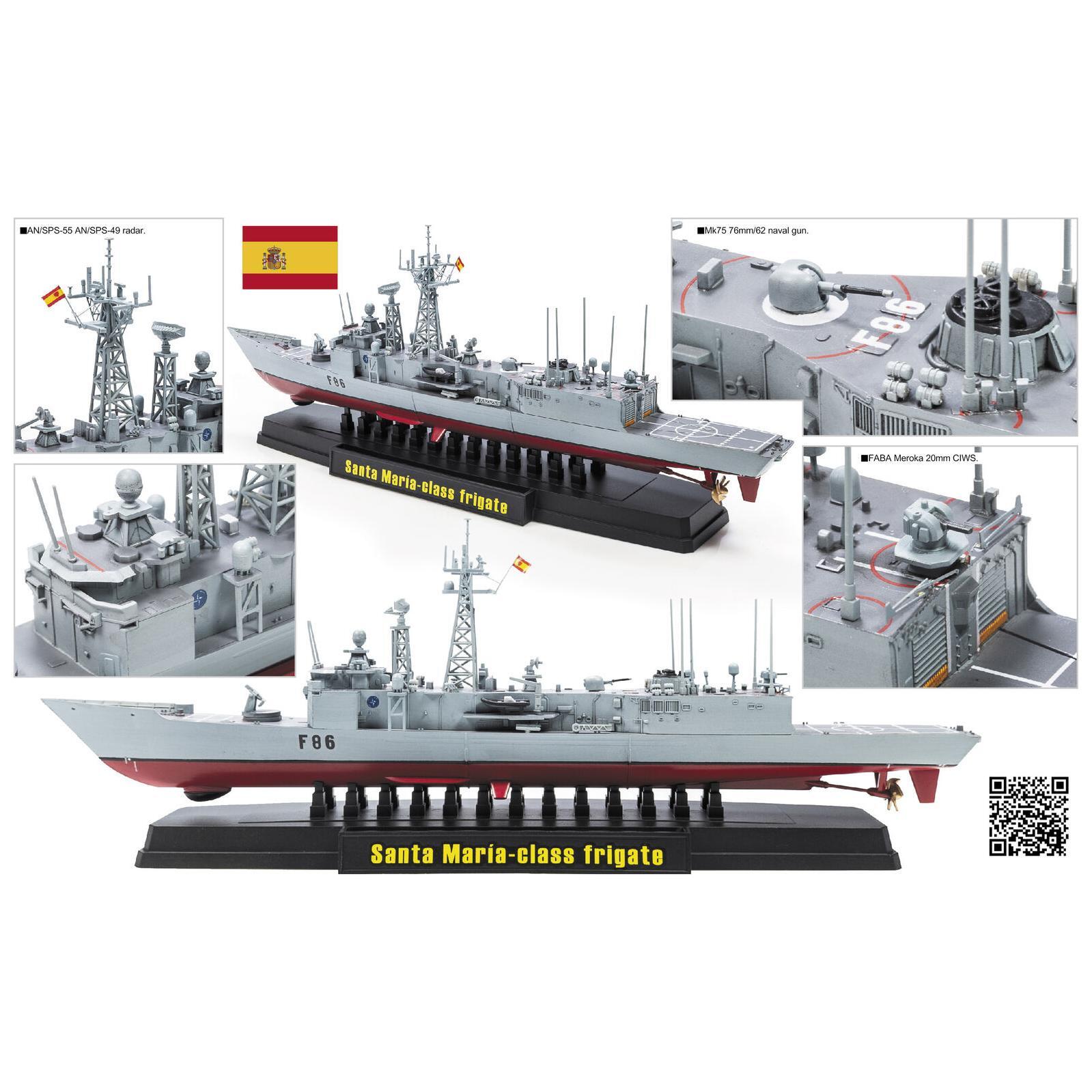AFV CLUB 1/700 Adelaide/Santa Maria Class Plastic Model Kit *Aust Decals*