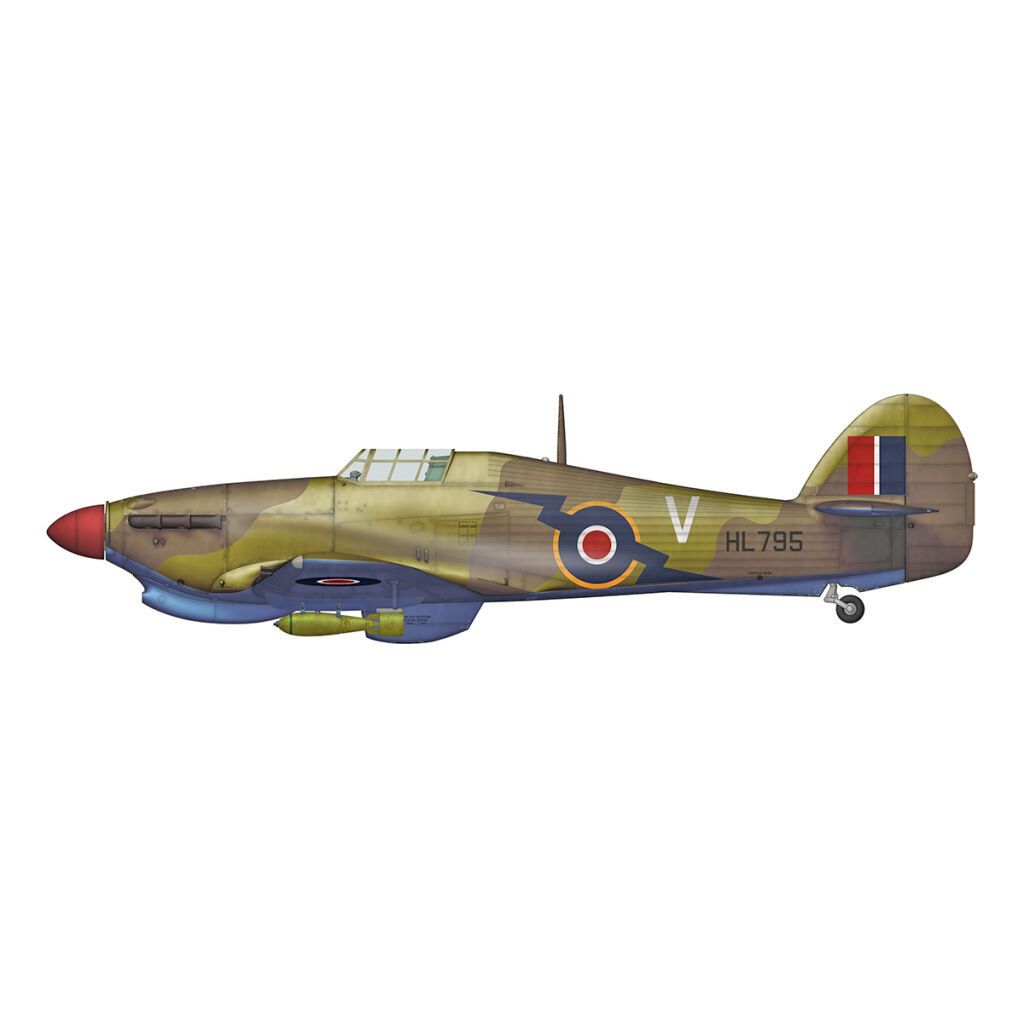 ARMA HOBBY 1/48 Hurricane Mk.IIb Trop Plastic Model Kit