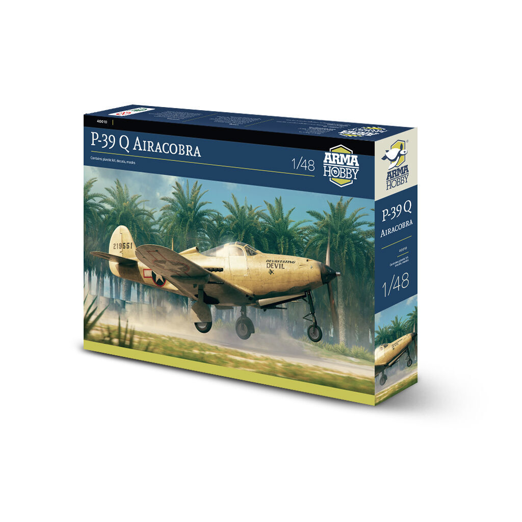 ARMA HOBBY 1/48 P-39 Q Airacobra Plastic Model Kit