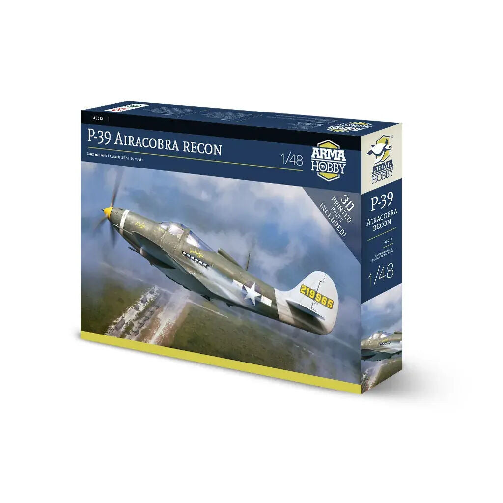 ARMA HOBBY 1/48 P-39 Airacobra RECON Plastic Model Kit