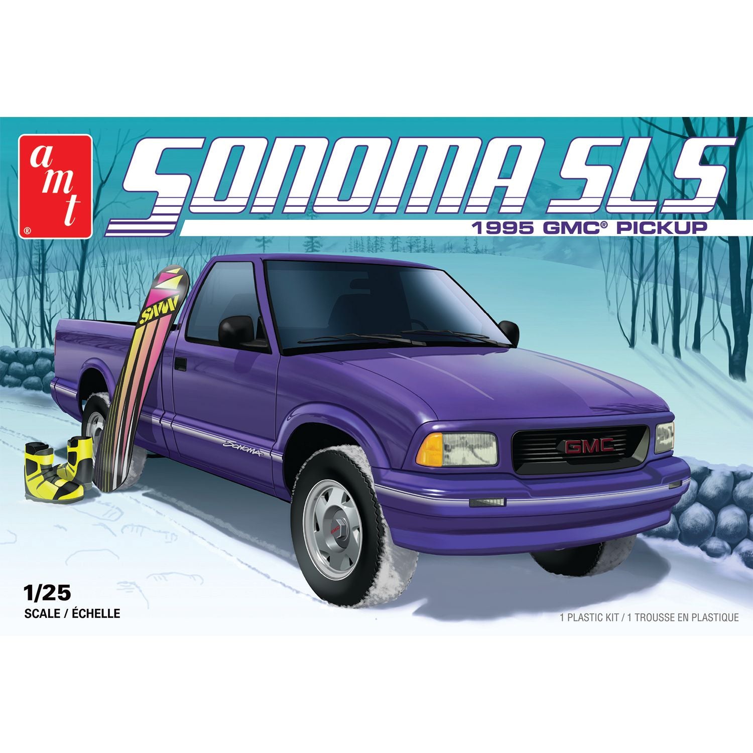 AMT 1/25 1995 GMC Sonoma Pickup Plastic Model Kit