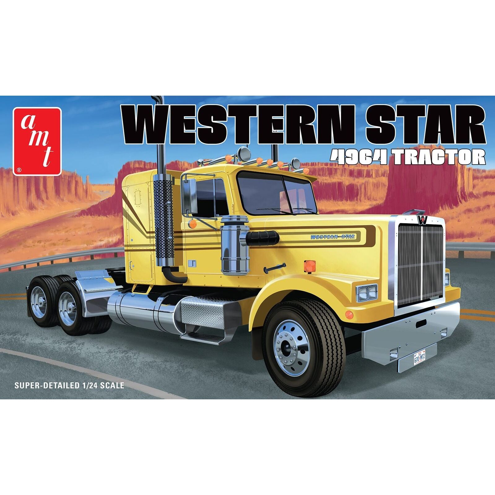 AMT 1/24 Western Star 4964 Tractor Plastic Model Kit