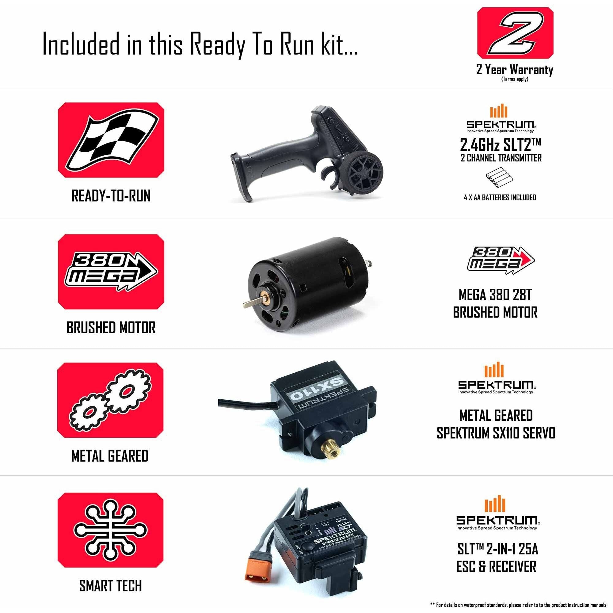 ARRMA Granite Grom 1/18 4x4 Monster Truck, RTR, Blue, ARA2102T1