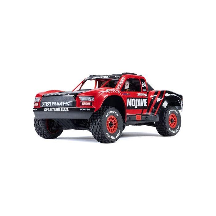 Arrma Mojave Grom 1/18 4x4 Desert Truck RTR, Red/Black, ARA2104T1