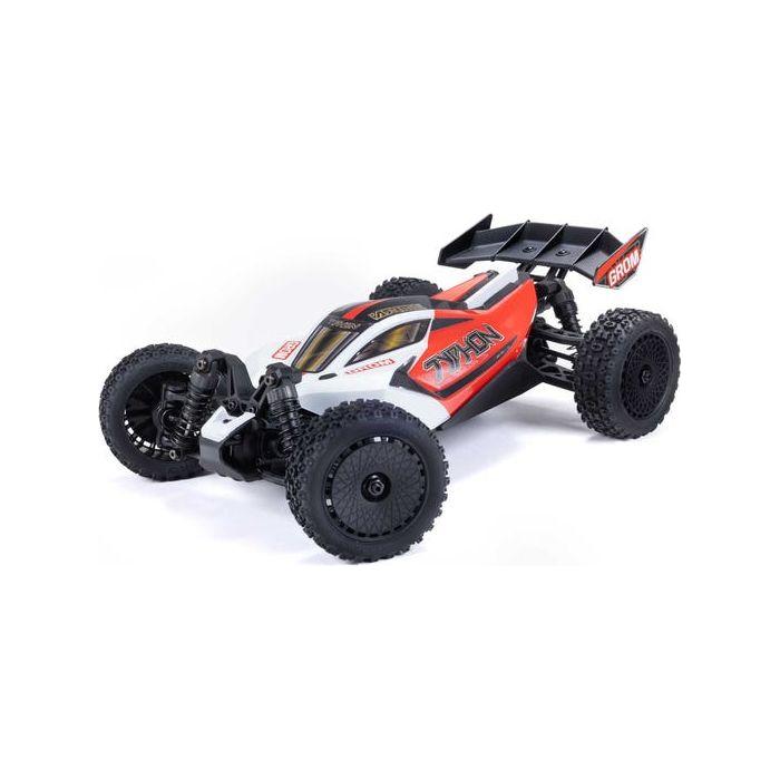 Arrma Typhon Grom 1/18 4x4 Buggy RTR, Red/White, ARA2106T2