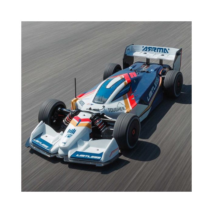 ARRMA 1/7 Limitless 120 8S BLX 4X4 Speed Machine, RTR with AVC, White/Blue, ARA7816T2