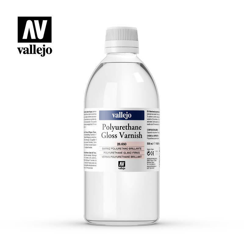 VALLEJO Gloss Polyurethane Varnish 500 ml