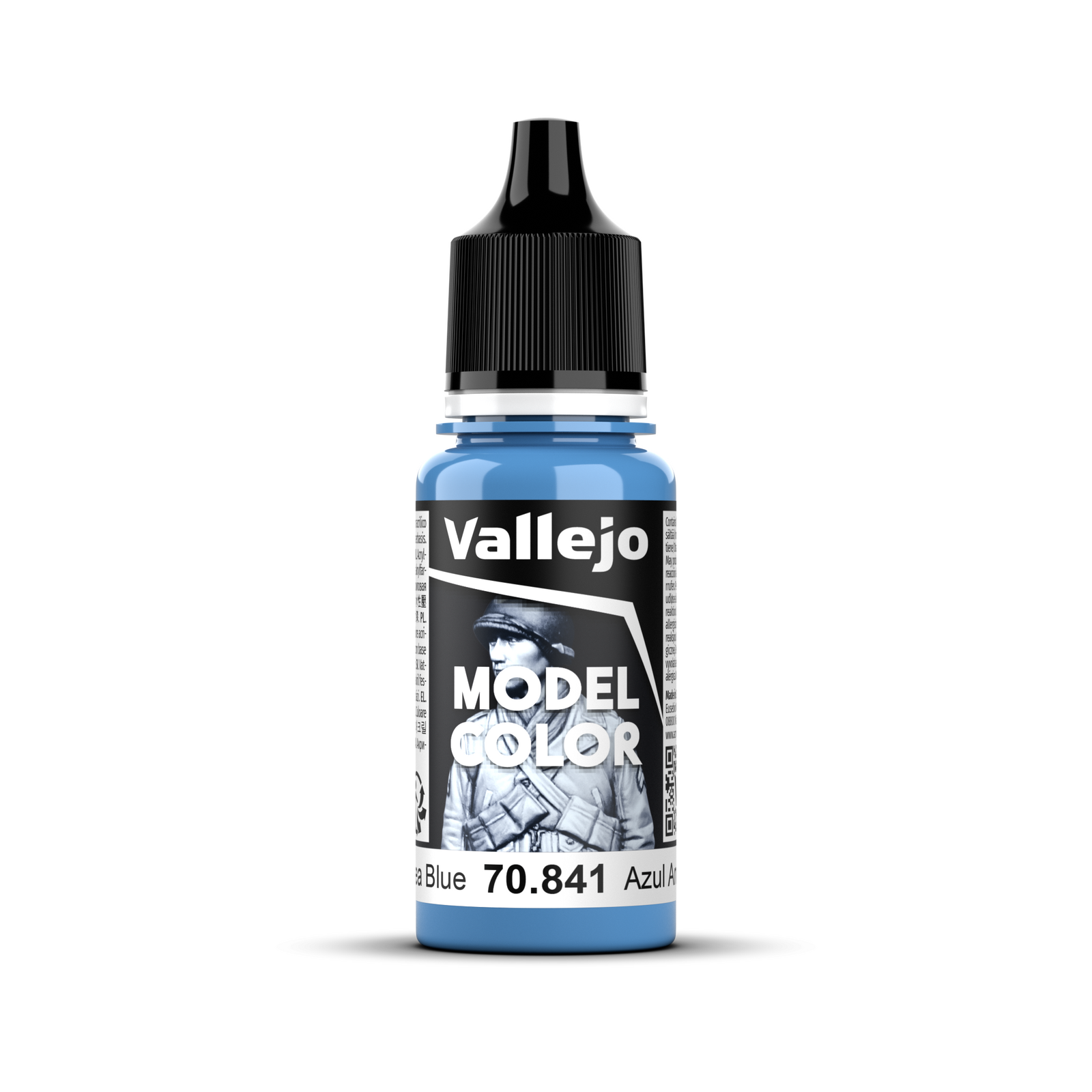 VALLEJO Model Colour #066 - Andrea Blue - 18 ml Matt Acrylic Paint