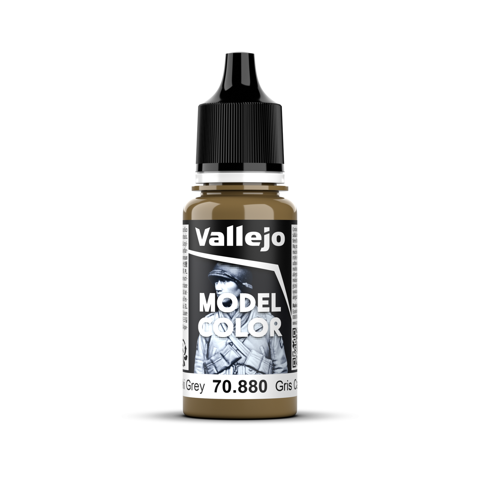 VALLEJO Model Colour Khaki Grey 18ml